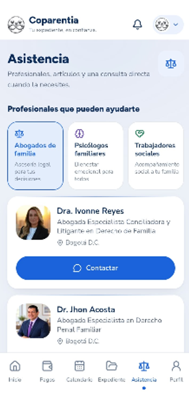 Profesionales, artículos y una consulta directa