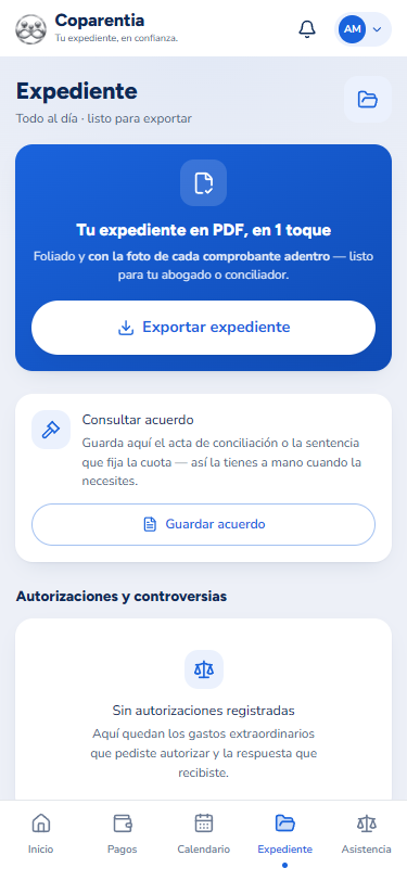 Tu expediente en PDF, en 1 toque